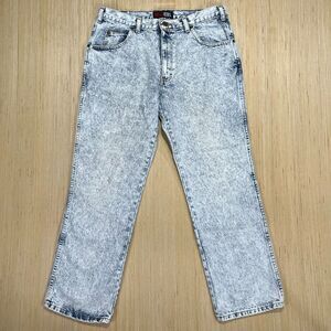 Vintage Todays News Men Jeans Blue 34x29 Acid Wash Relaxed Grunge MADE IN USA